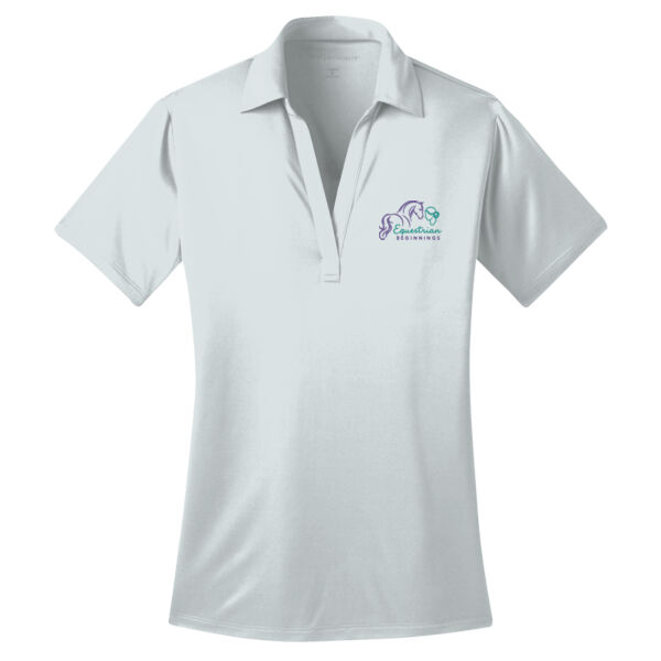 Embroidered Equestrian Beginnings - Women's Silk Touch Performance Polo 2 Thumbnail