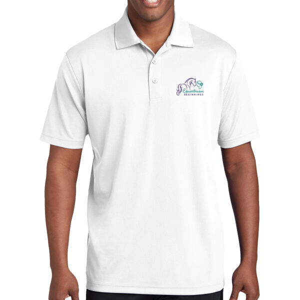 Embroidered Equestrian Beginnings - PosiCharge ® RacerMesh ® Polo 2 Thumbnail